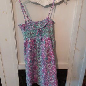Blue and Pink Dress